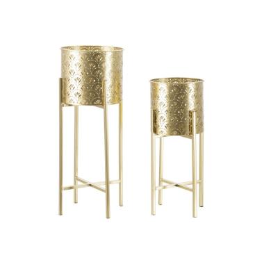 Porta Vasi Golvy Stand Coppia Mod.B cm.Ø22x53-20x43