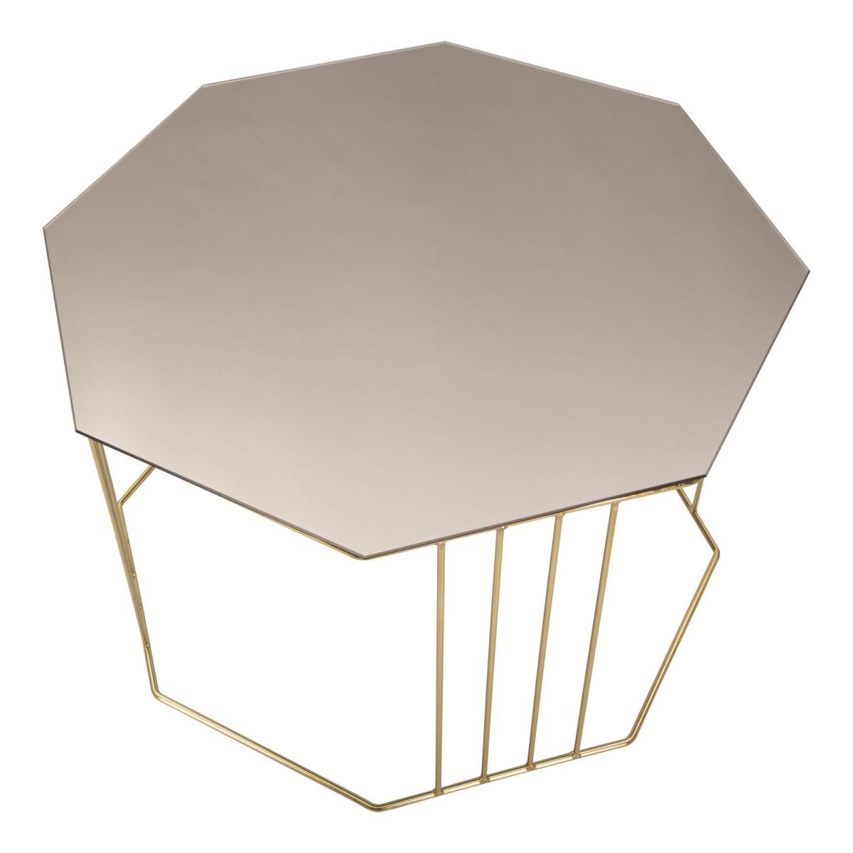 Tavolinetto Da Caffe' Octagon cm.Ø70x45