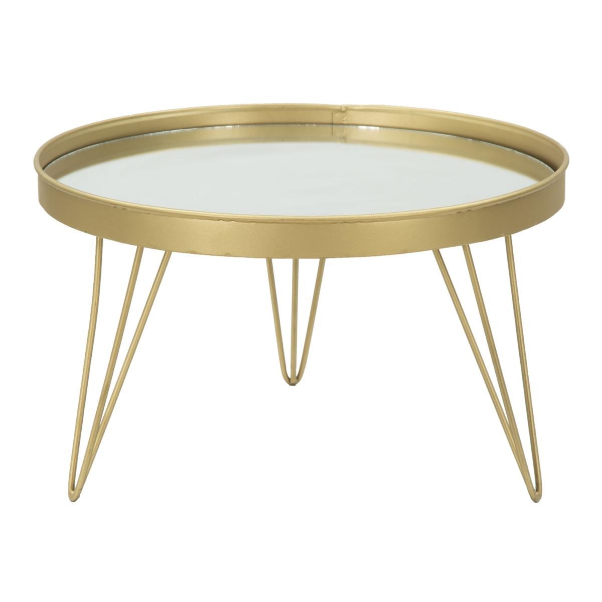 Svuota Tasche Glam Gold/Mirror cm.Ø36,5x22
