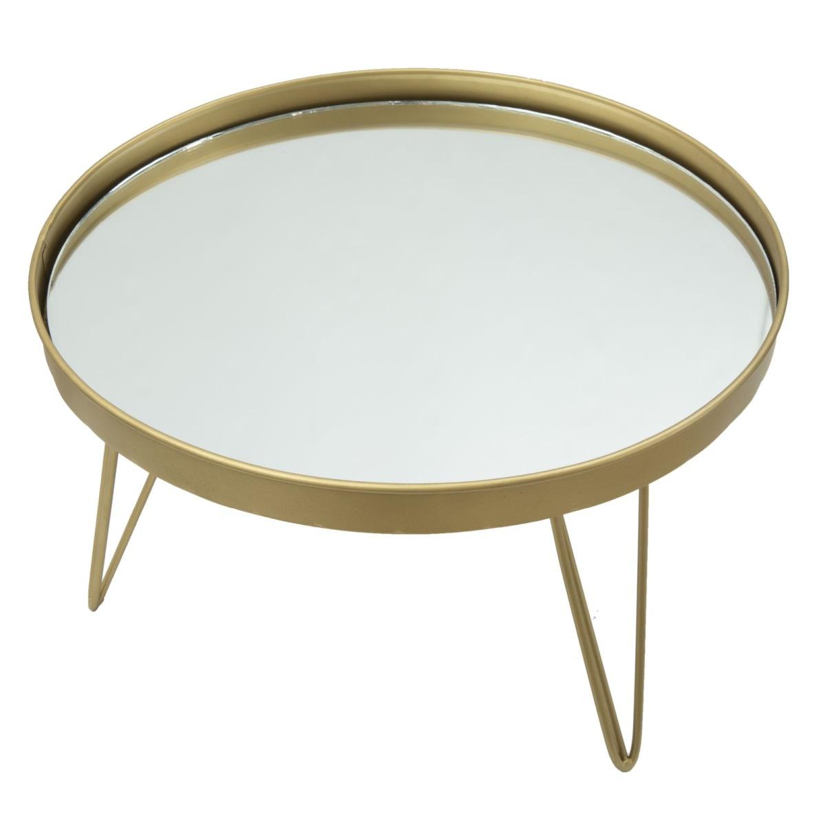 Svuota Tasche Glam Gold/Mirror cm.Ø36,5x22