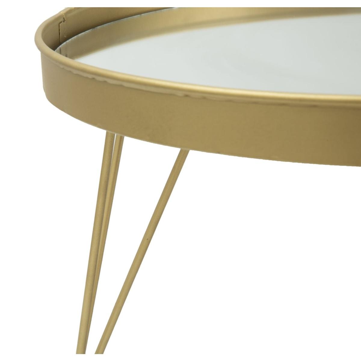 Svuota Tasche Glam Gold/Mirror cm.Ø36,5x22