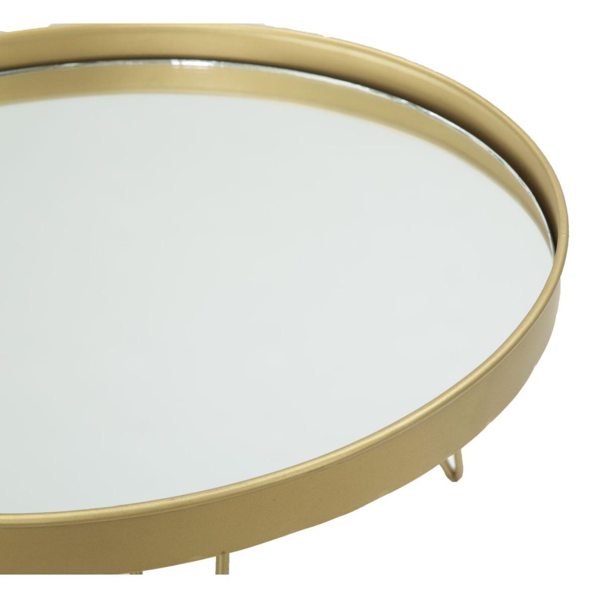 Svuota Tasche Glam Gold/Mirror cm.Ø36,5x22