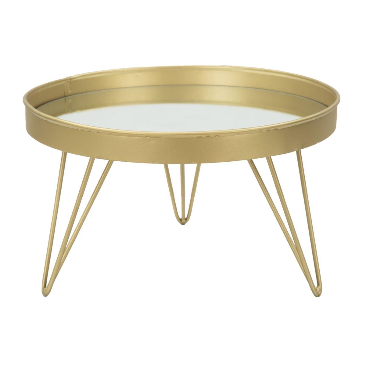 Svuota Tasche Glam Gold/Mirror cm.Ø31x18