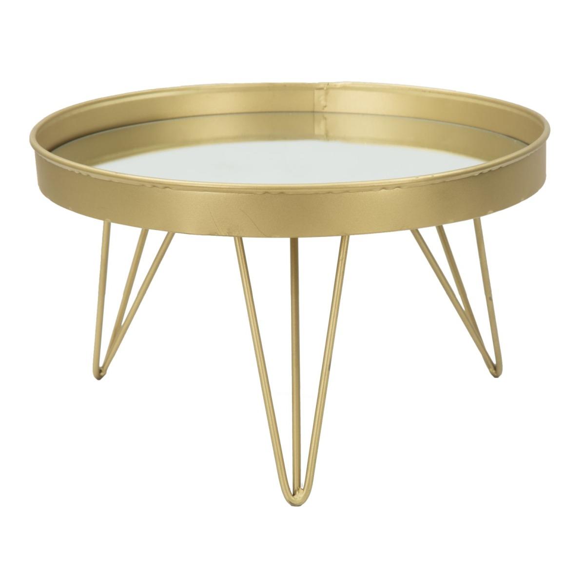 Svuota Tasche Glam Gold/Mirror cm.Ø31x18