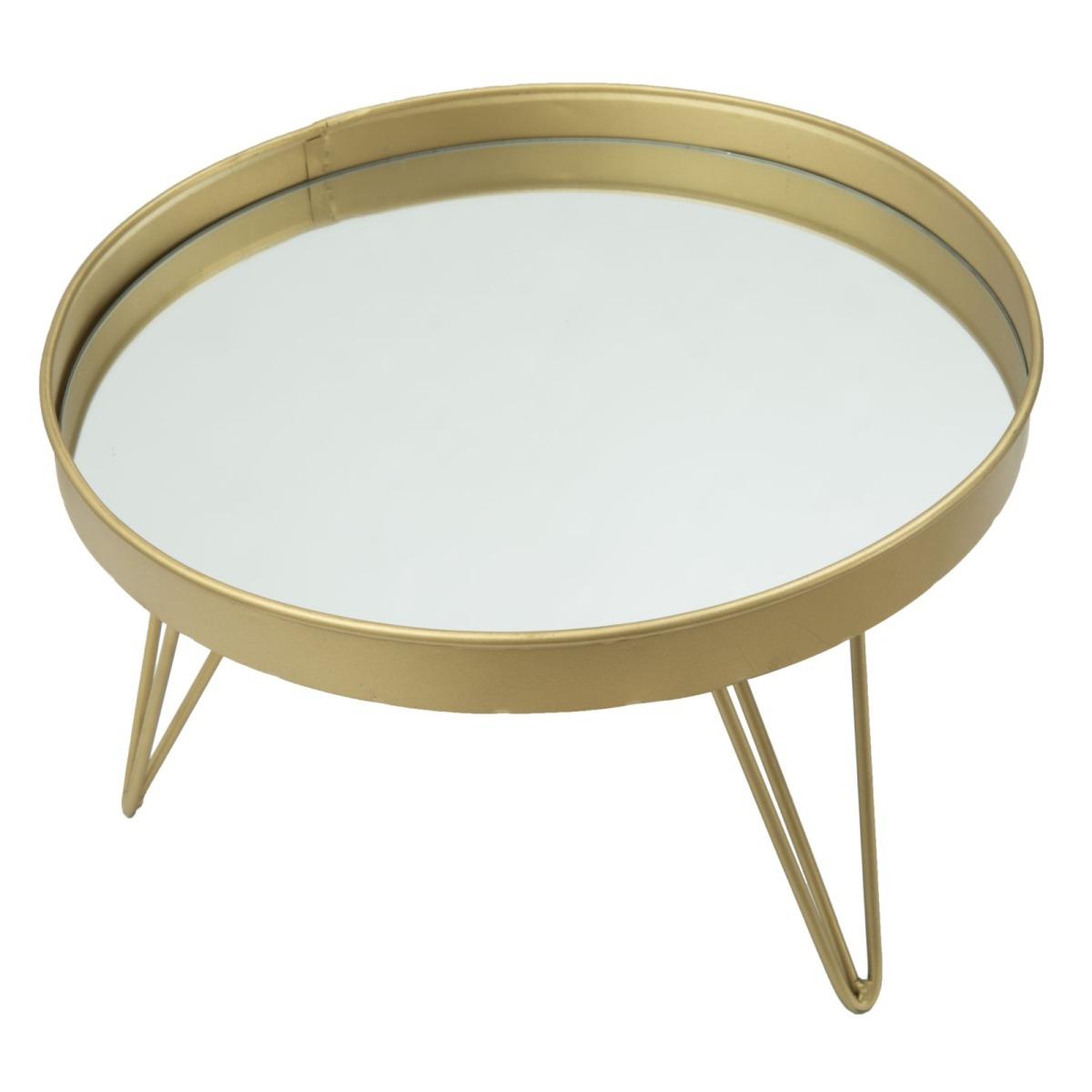 Svuota Tasche Glam Gold/Mirror cm.Ø31x18