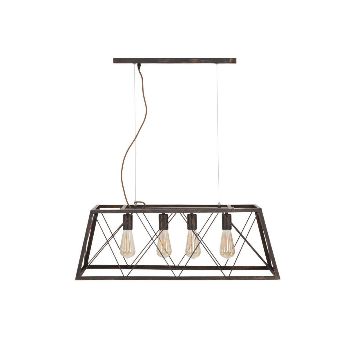 Lampadario Industry cm.78x30x26,5