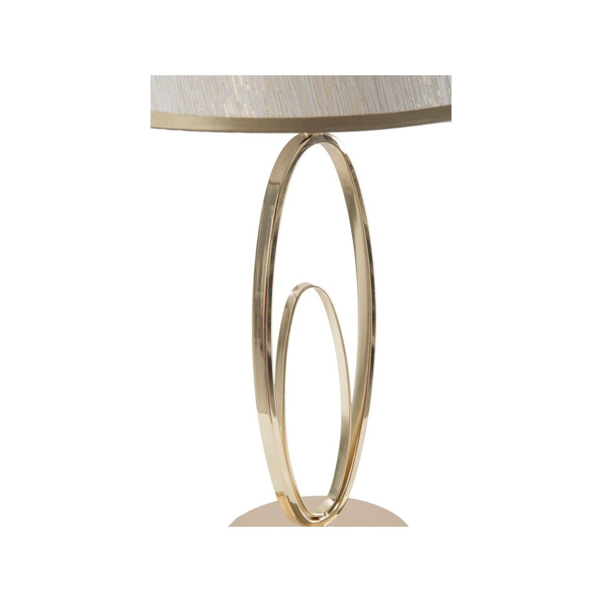 Lampada Tavolo Glam Flush cm.Ø24x47