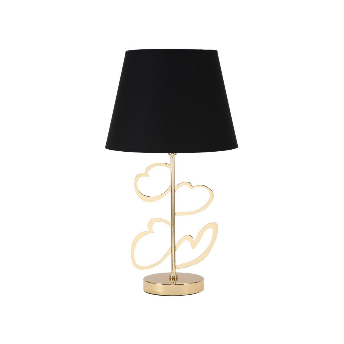 Lampada Tavolo Glam Hearts cm.Ø30x54,5