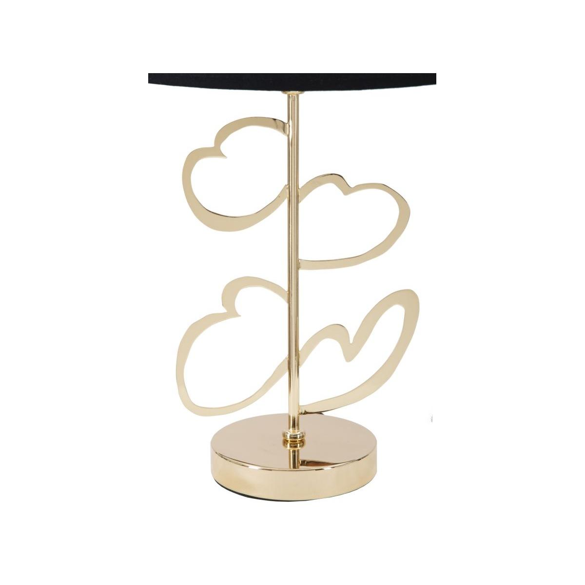 Lampada Tavolo Glam Hearts cm.Ø30x54,5