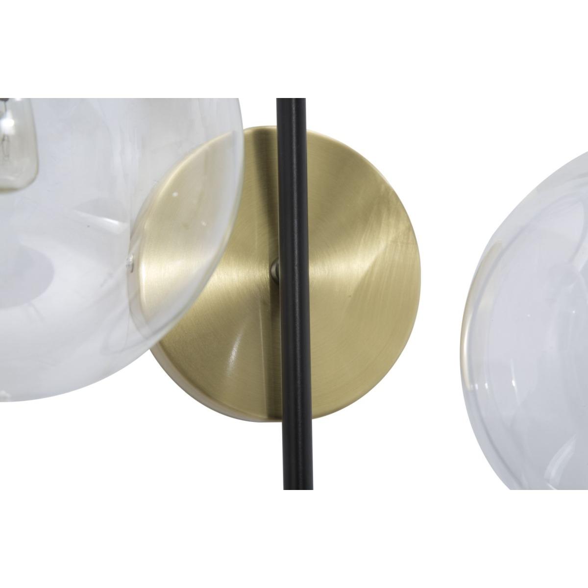 Lampada Muro Iron Black cm.36x24x45
