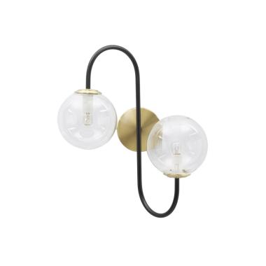 Lampada Muro Iron Black cm.36x24x45
