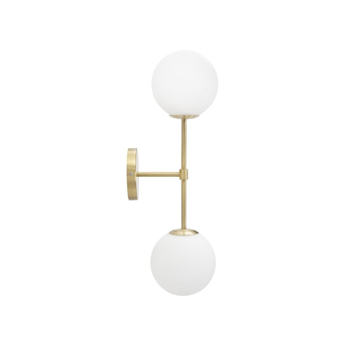 Lampada Muro Glamy Doppia cm.15x21x55