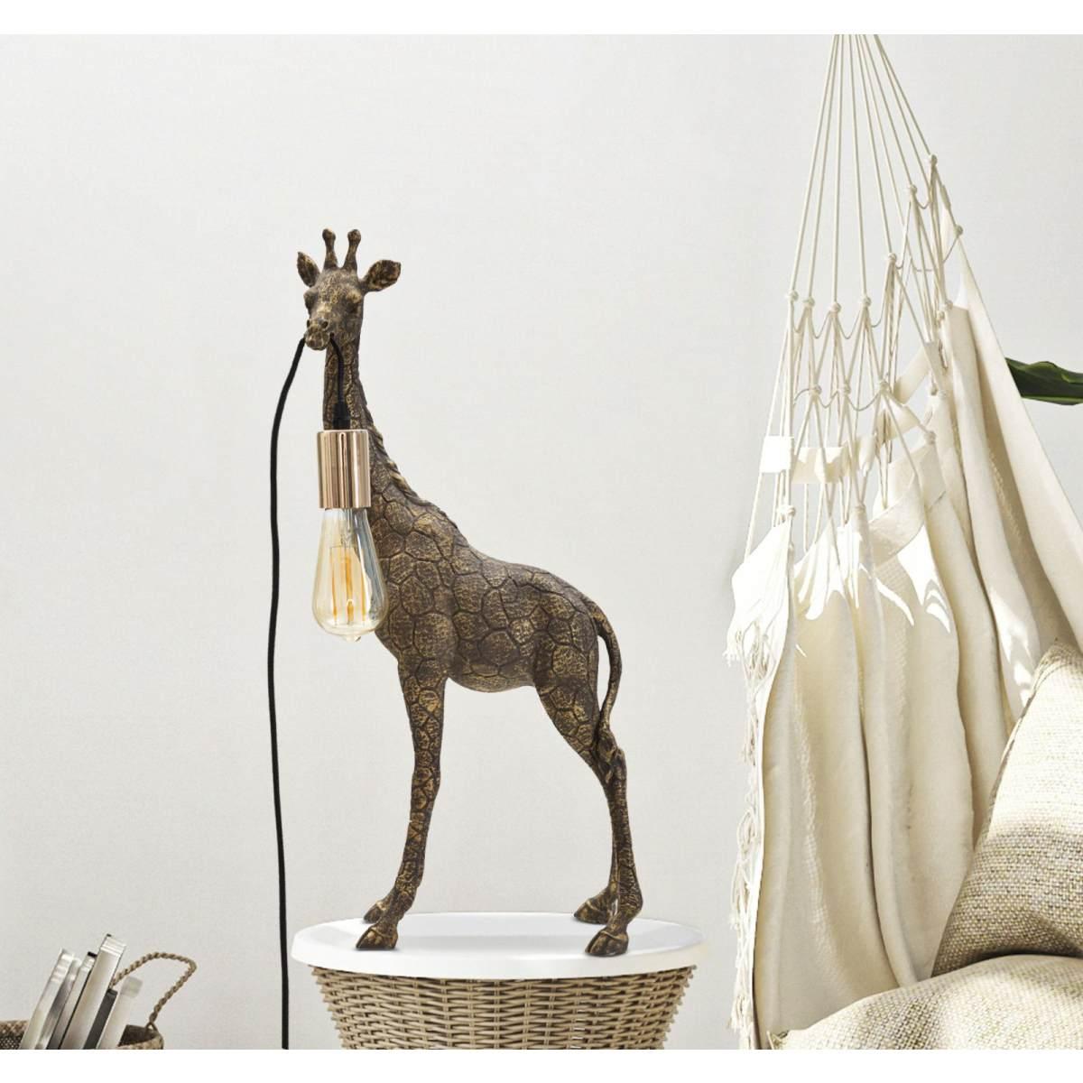 Lampada Tavolo Giraffa cm.28x16x60