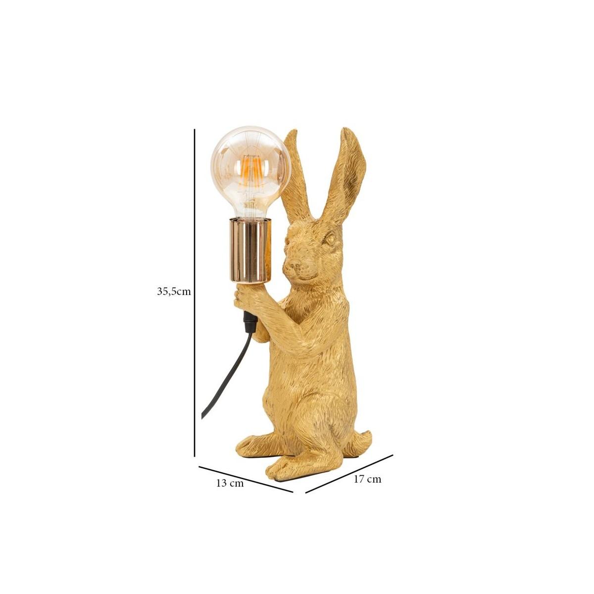 Lampada Da Tavolo Rabbit cm.13x17x35.5