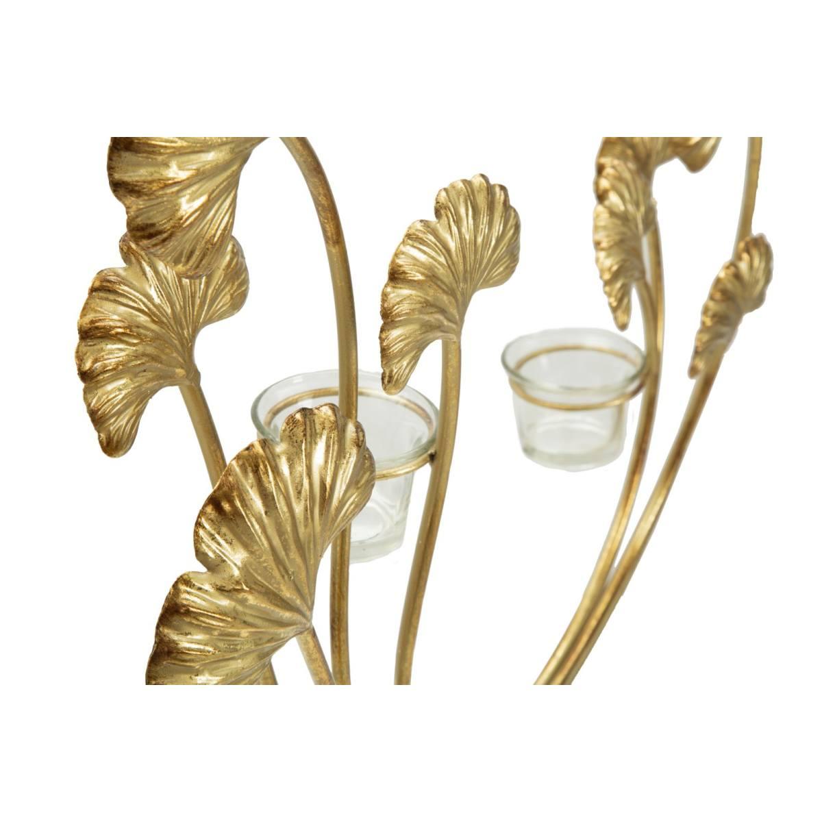 Portacandela Glam Iris cm.50x12x55