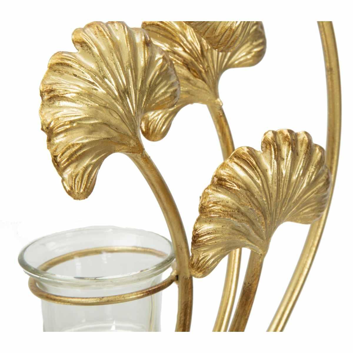 Portacandela Glam Iris cm.50x12x55