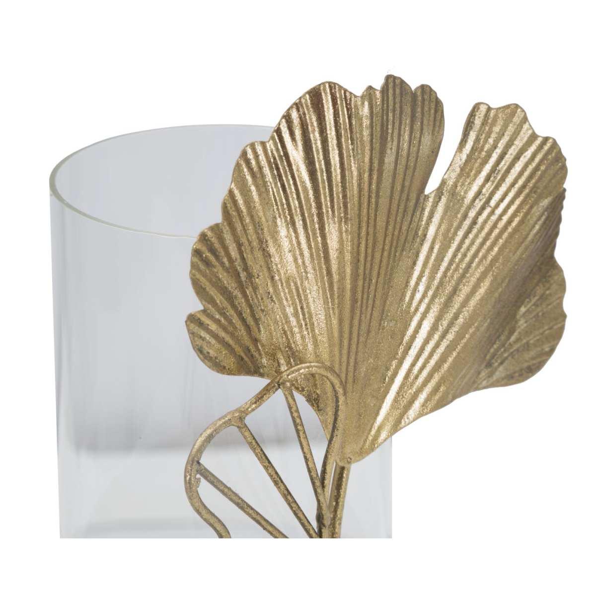 Portacandela Leaf cm.17x12x21