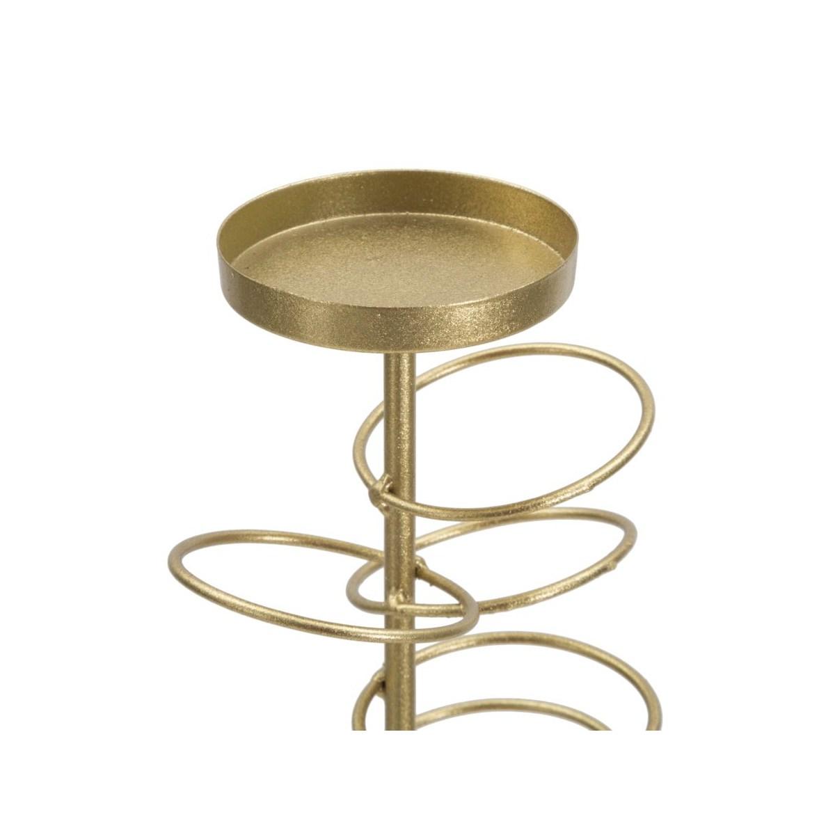 Portacandela Rings cm.14x13x50,5