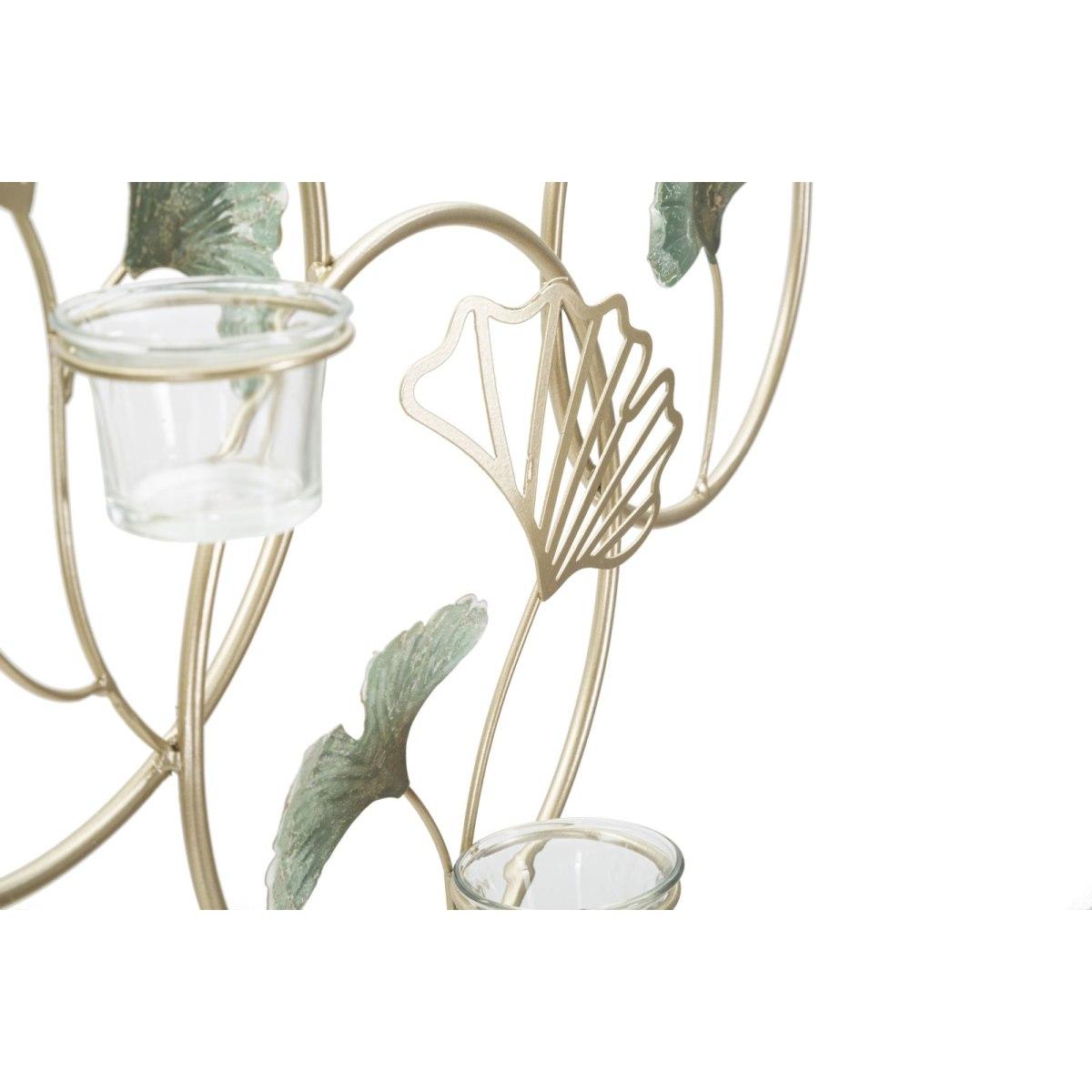 Portacandela Da Muro Greenery cm.80x7,5x35,5
