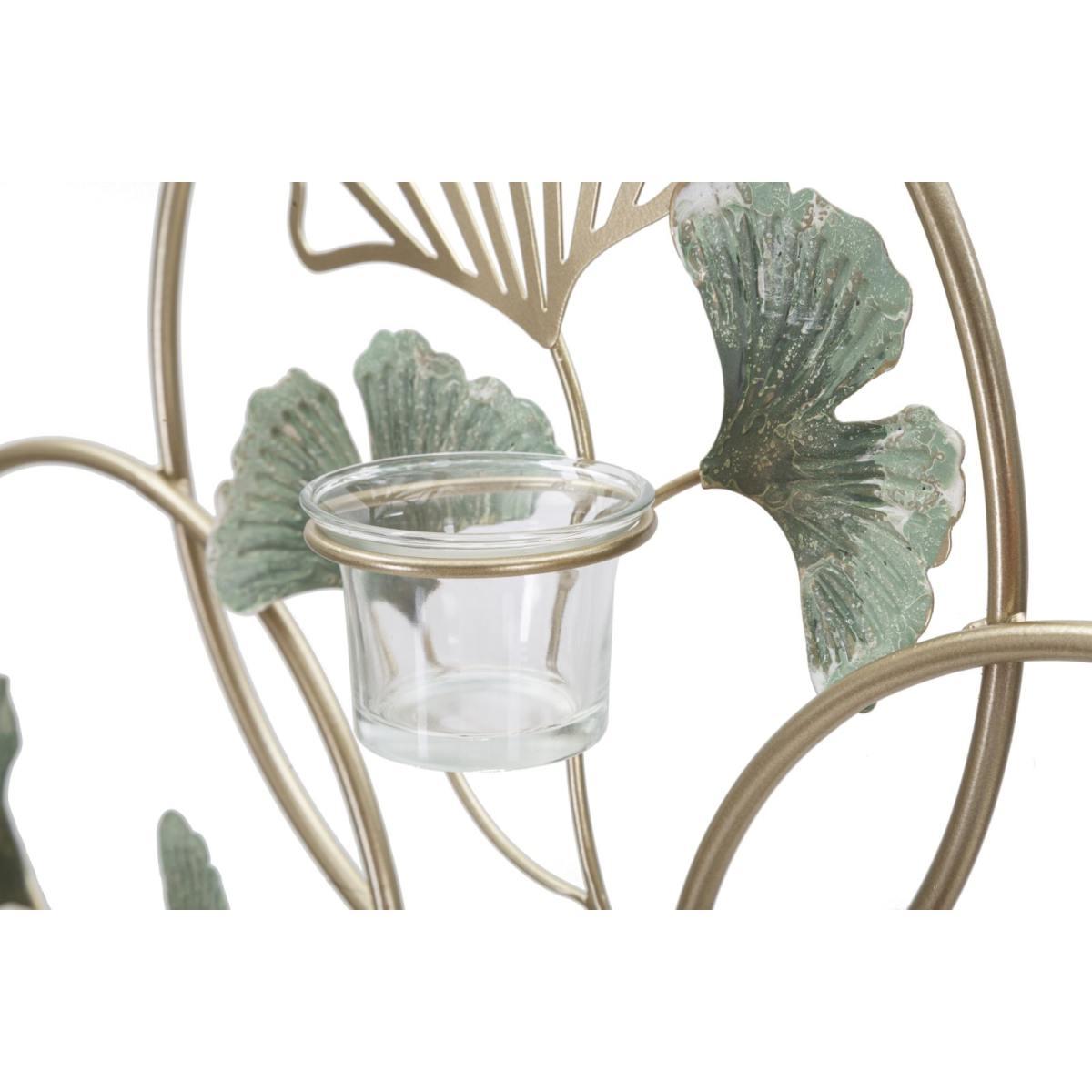 Portacandela Da Muro Greenery cm.80x7,5x35,5