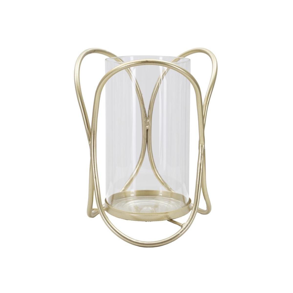 Portacandela Glox Gold cm.Ø16x21,5