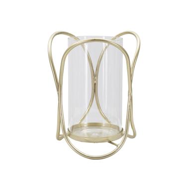 Portacandela Glox Gold cm.Ø16x21,5