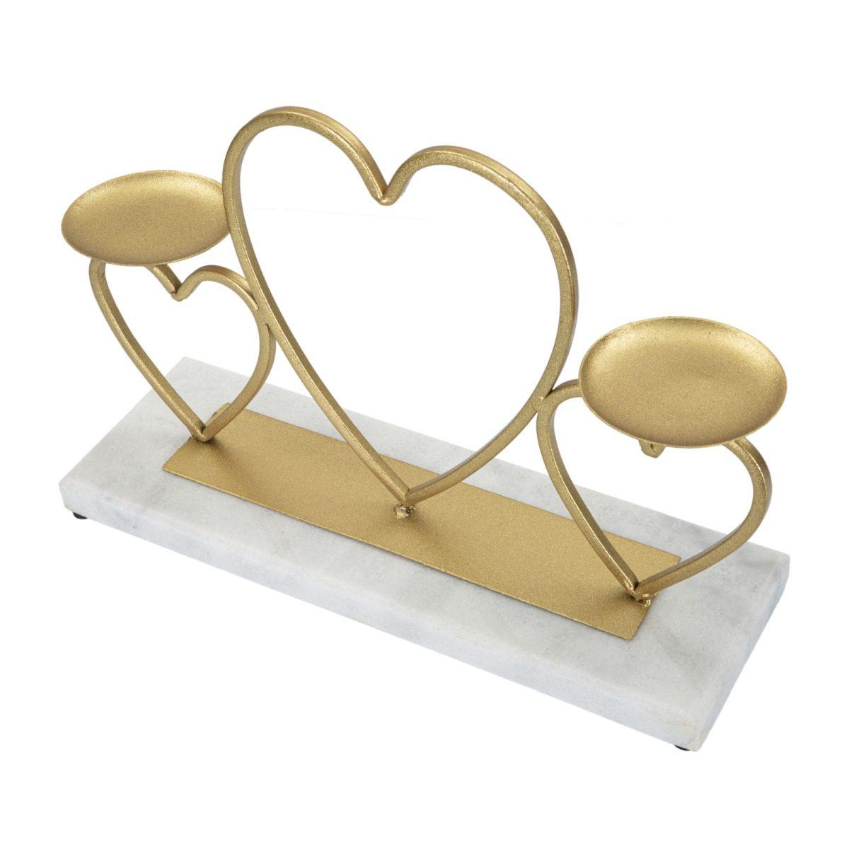 Portacandela Hearts cm.cm.30x9x20