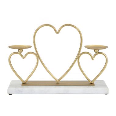 Portacandela Hearts cm.cm.30x9x20