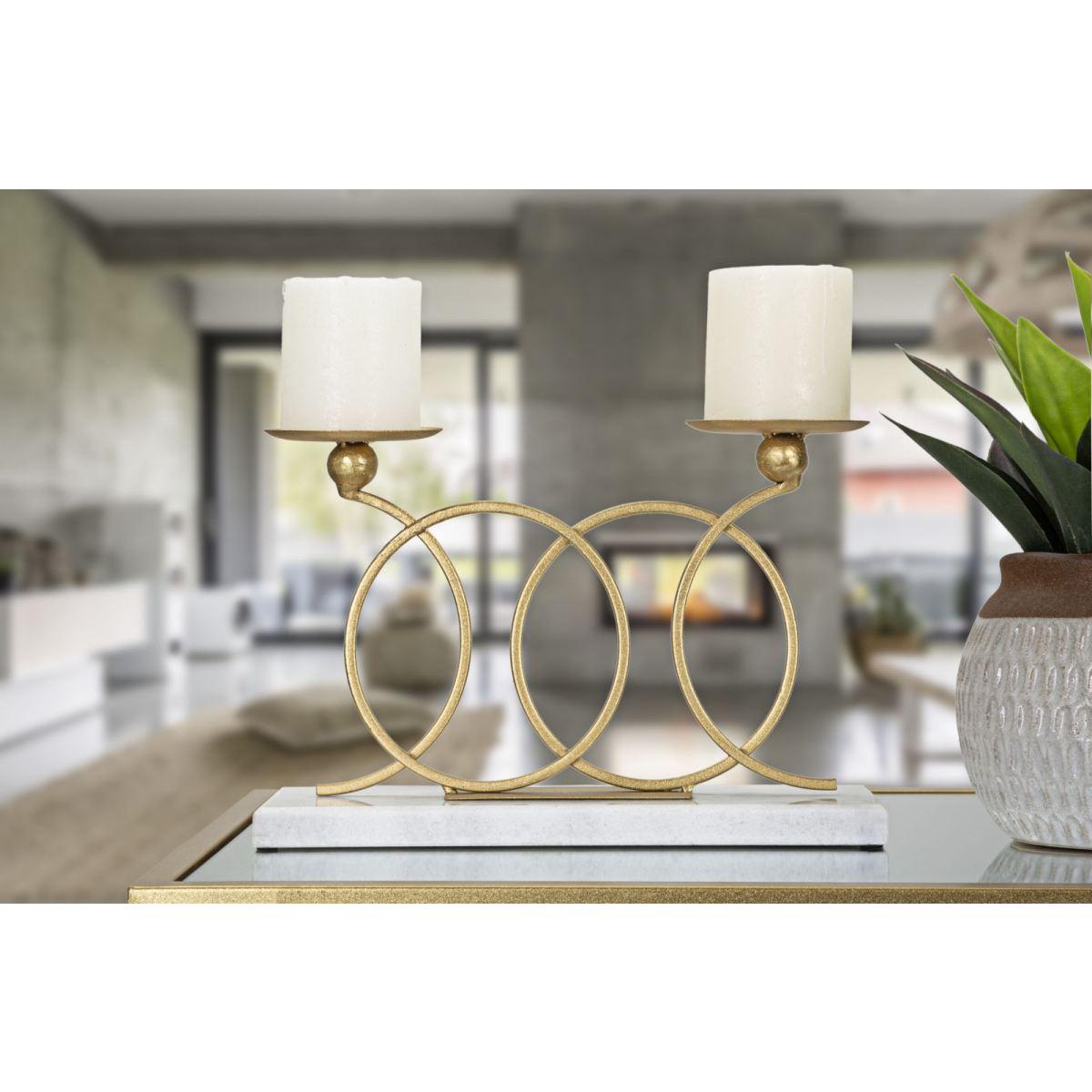 Portacandela Infinity cm.30x9x20