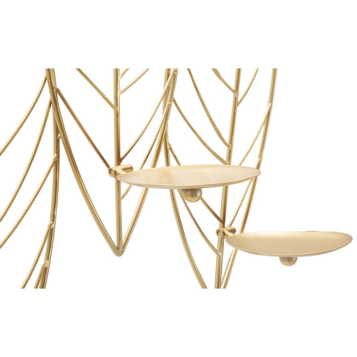Portacandela Leaf Da Muro cm.66x14x56