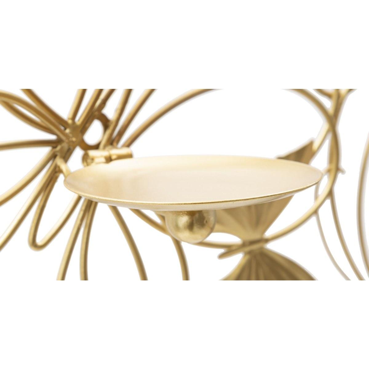 Portacandela Da Muro Farfalle cm.61x12x34