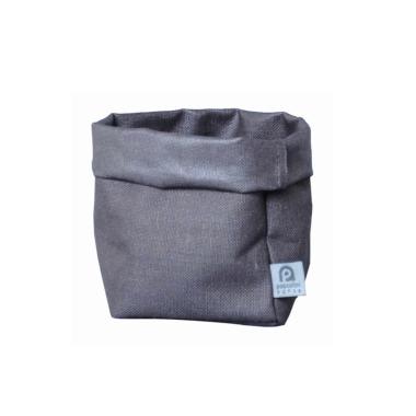 Sacchetto Portaoggetti Lino Teflon Piombo cm.11x12x20 | Dafne