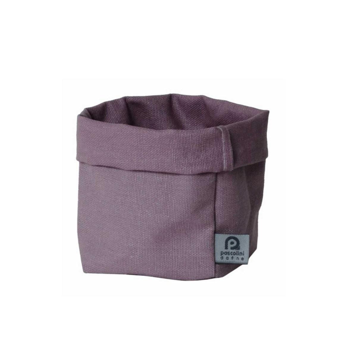 Sacchetto Portaoggetti Lino Teflon Lavanda cm.11x12x20 | Dafne