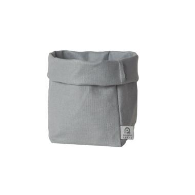 Sacchetto Portaoggetti Lino Teflon Grigio cm.14x15x23 | Dafne