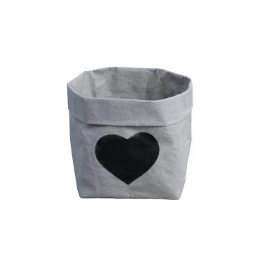 Sacchetto Portaoggetti F Cellulosa con Lavagna Grigio cm.14x15x23 | Dafne
