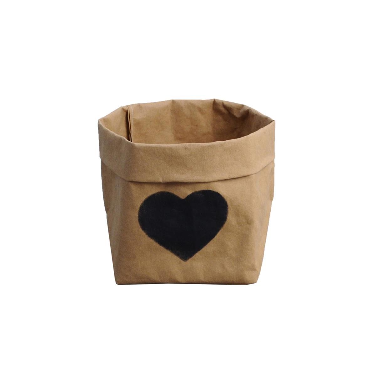 Sacchetto Portaoggetti F Cellulosa con Lavagna Beige cm.14x15x23 | Dafne