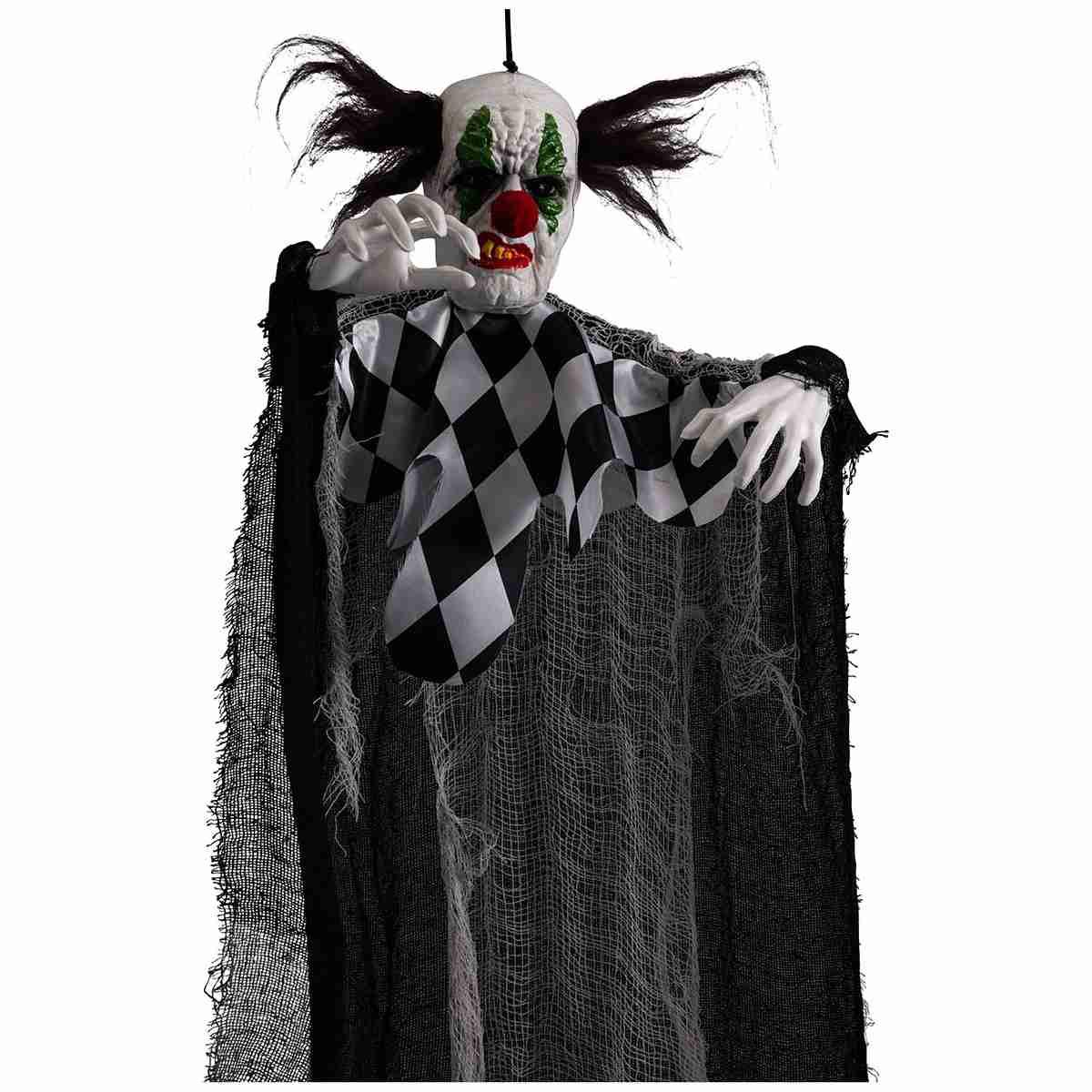 Clown Con Tunica A Scacchi Da Appendere cm.120 |Carnival Toys