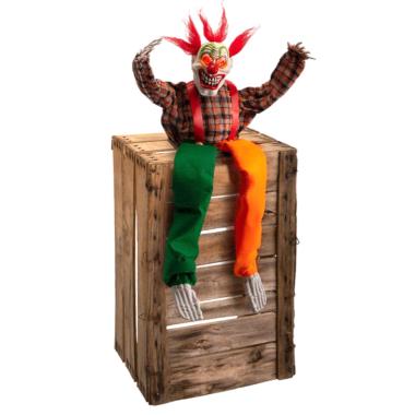 Clown Terrificante Seduto Con Luci cm.65 |Carnival Toys