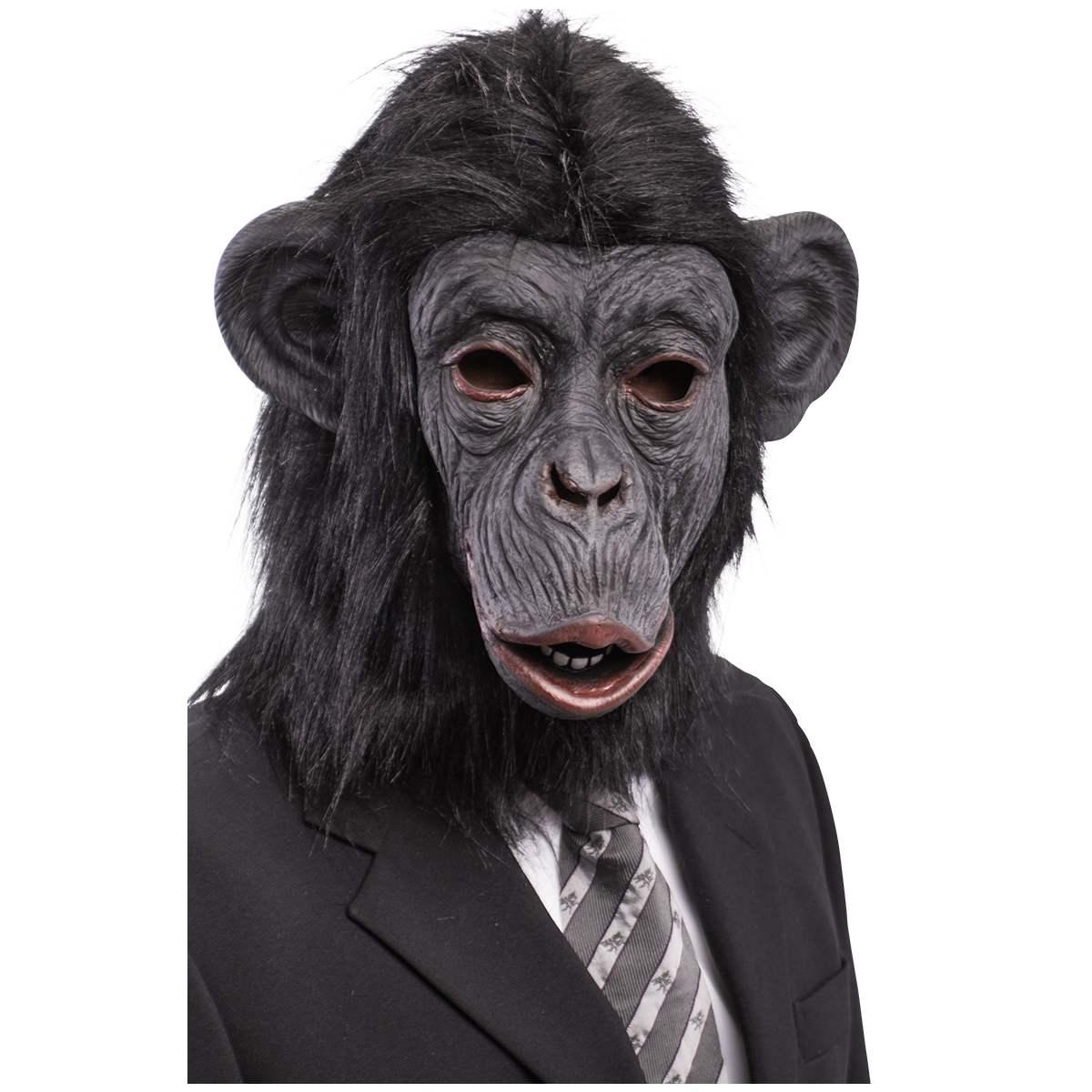 Maschera Viso Lattice Gorilla Con Pelo |Carnival Toys