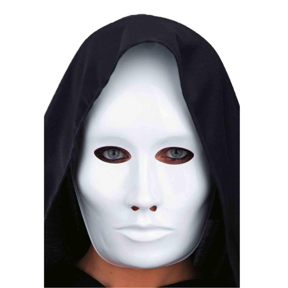 Maschera Viso Pvc Bianca |Carnival Toys