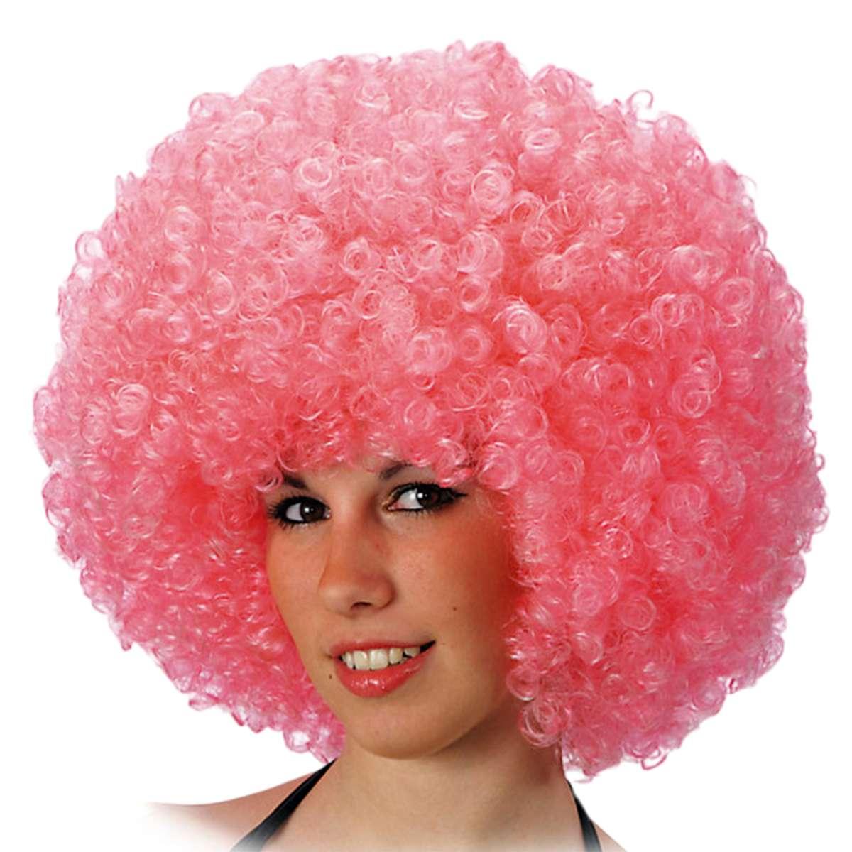 Parrucca Riccolona Rosa Gr.150 |Carnival Toys
