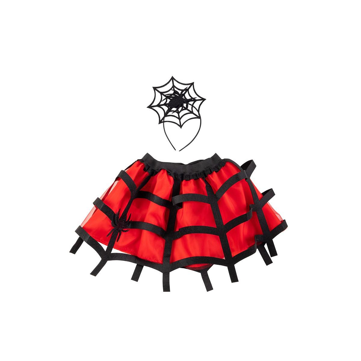 Ragnetto Rosso con Gonna e Cerchietto |Carnival Toys