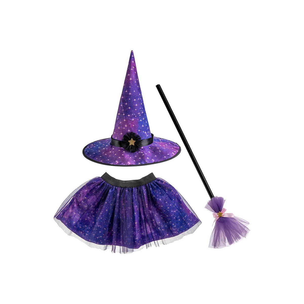 Streghetta con Gonna Cappello Scopa |Carnival Toys