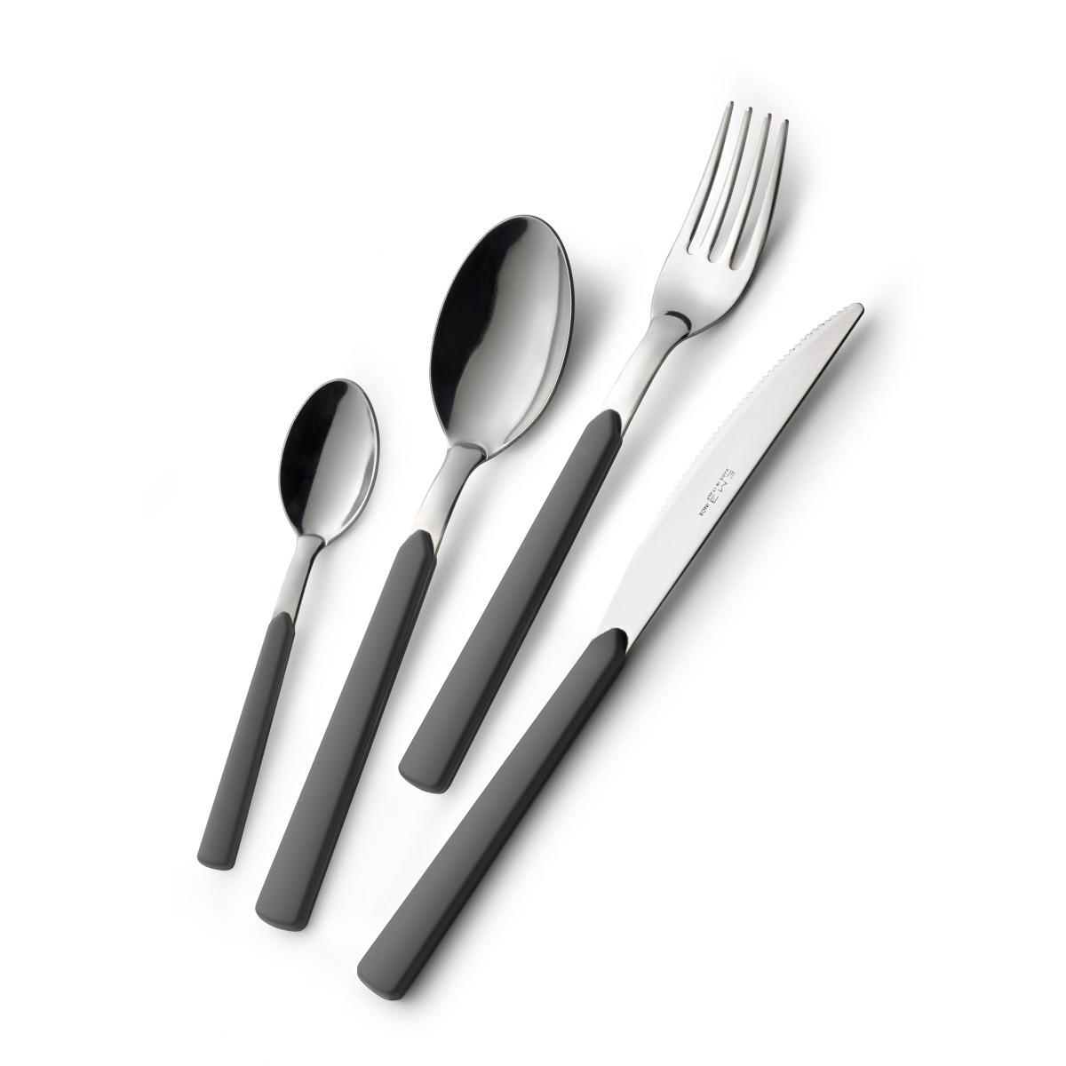 Posate Inox pz.24 Eme Fast Grigie | Eme