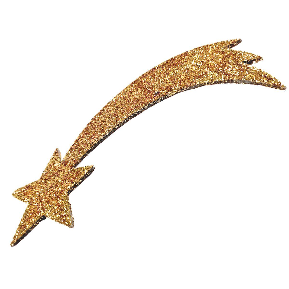 Stella Cometa Oro Glitter cm.15X6 | M2 Store