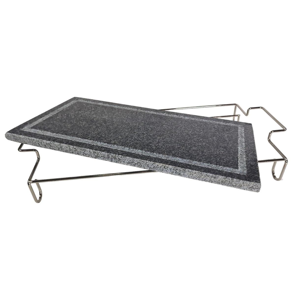 Ilsa Pietra Ollare Rettangolare con Stand + Vassoio - M2 Store (19x37 cm)