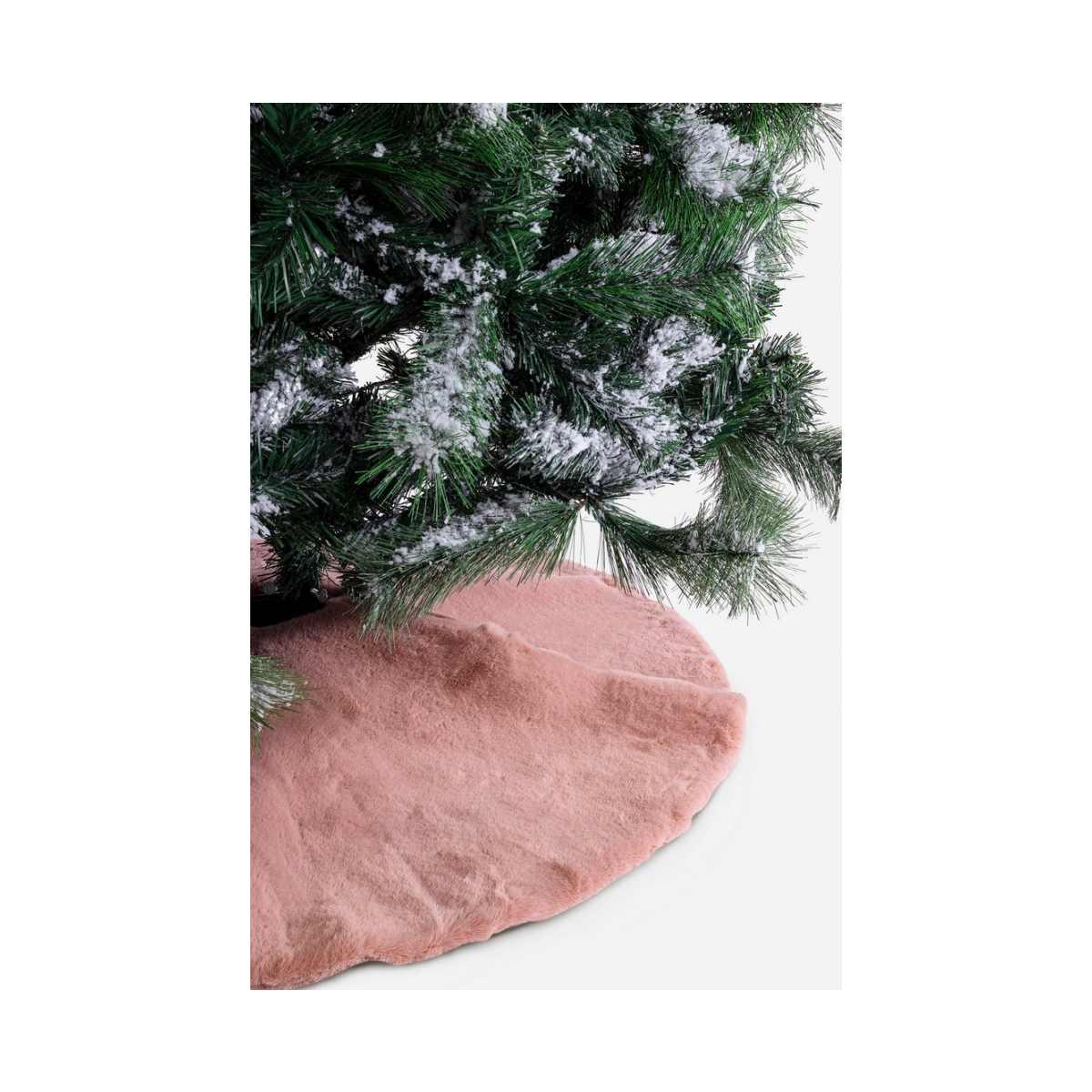 Copri Base Albero di Natale Kathlyn Rosa Antico cm.Ø90 |Bizzotto