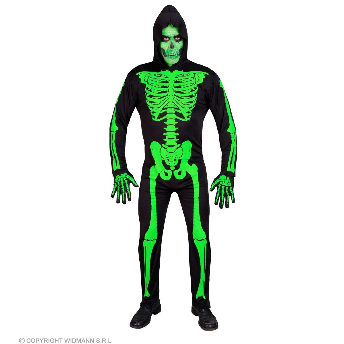 Costume da Scheletro Verde |Widmann