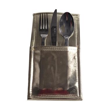 Porta Posate Metallic Oro Champagne cm.13x24 | Silani