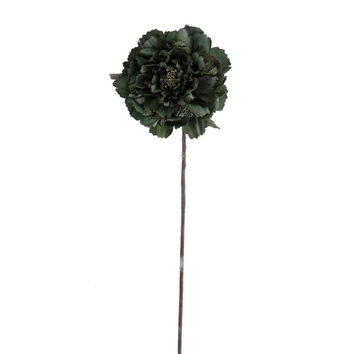 Fiore in Tessuto Verde cm.14xh47 |Vacchetti
